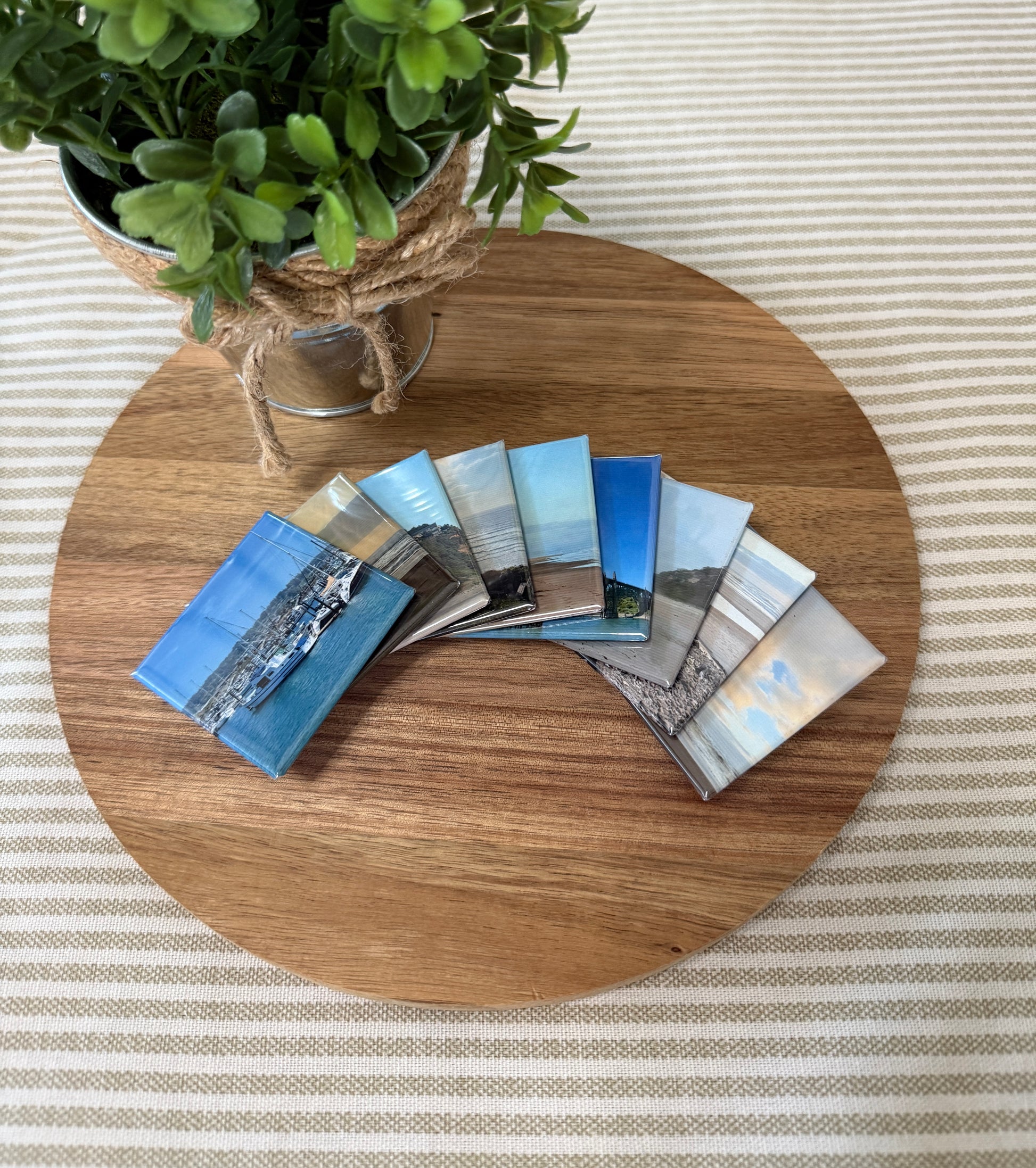 2" Square Photo Magnets - Set of 9