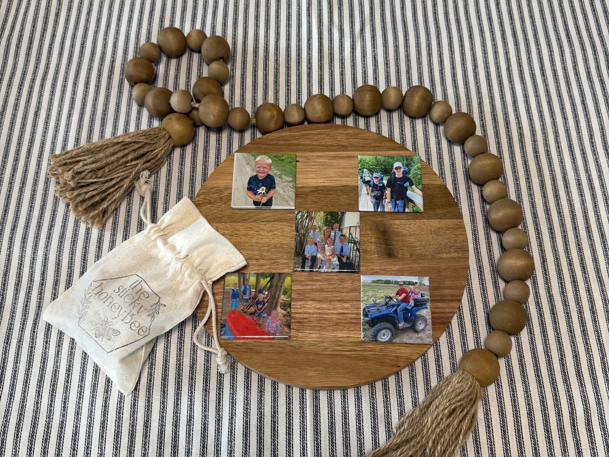 2" Square Photo Magnets - Set of 9