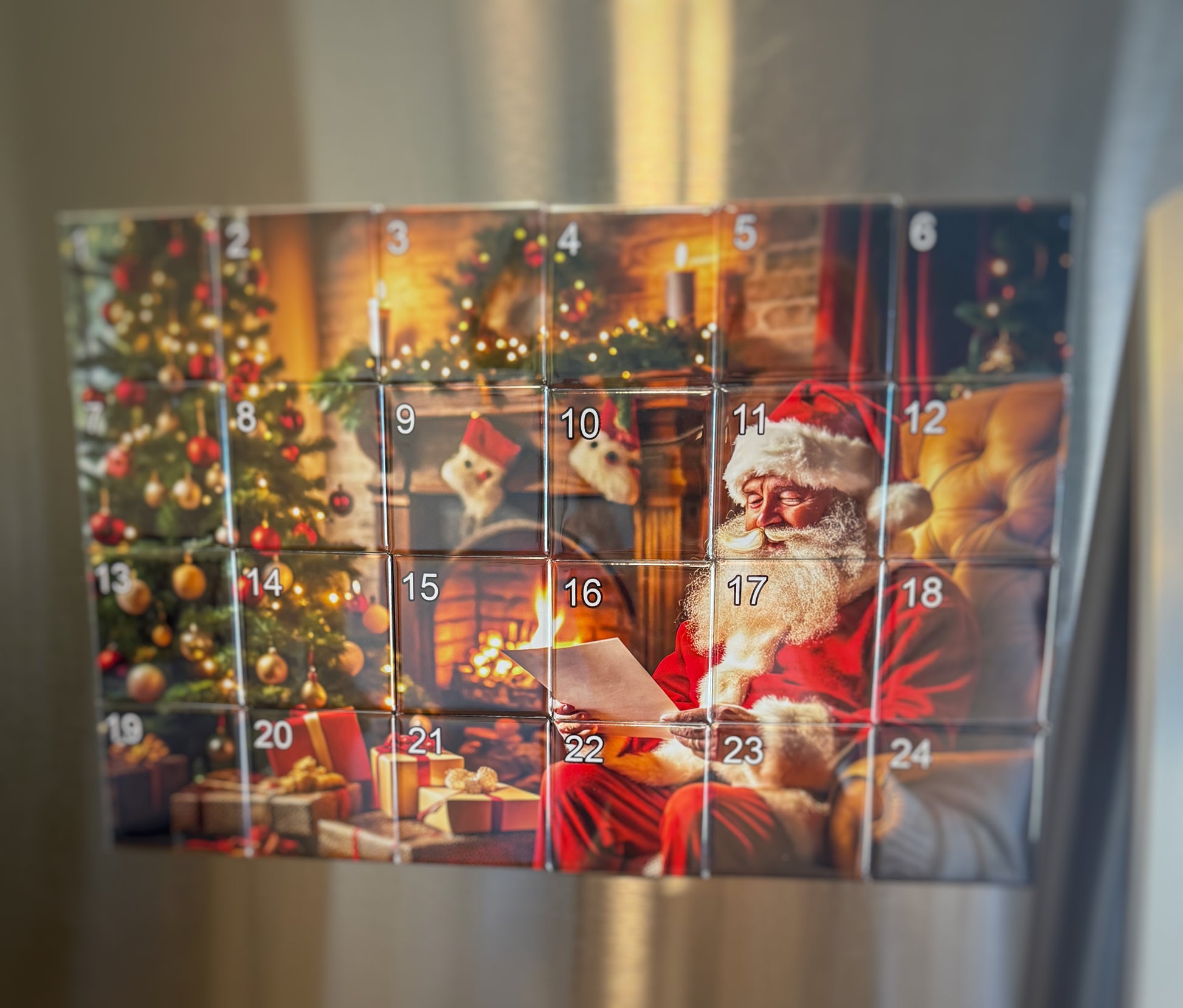24 pc. Santa Advent Calendar
