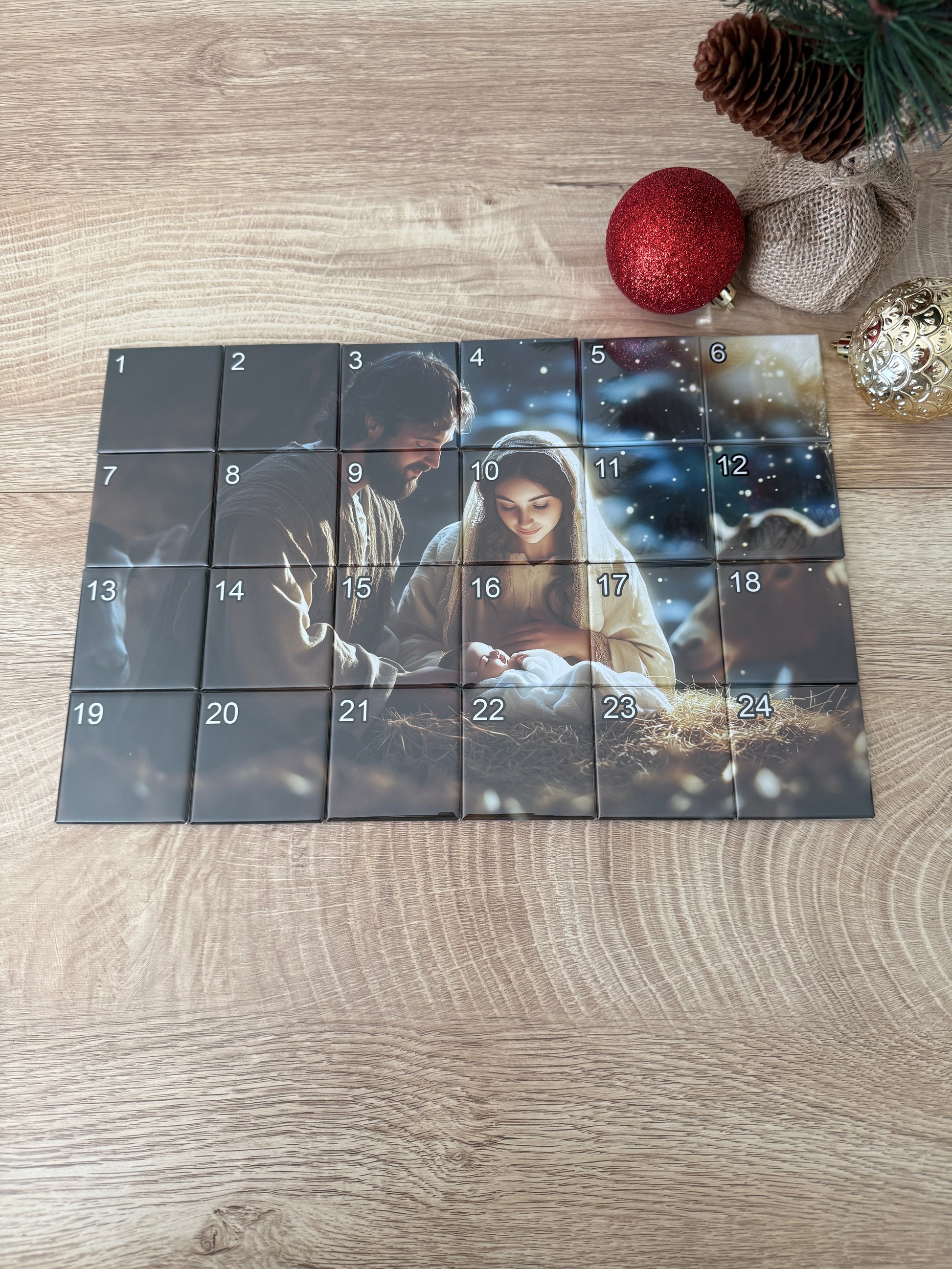 24 pc. Nativity Advent Calendar