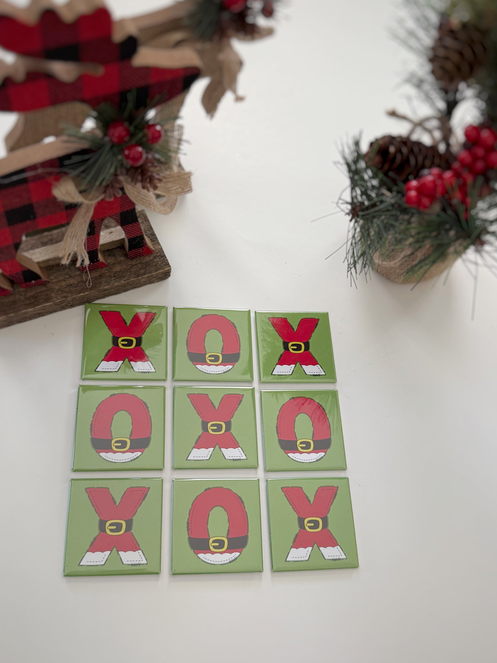 Christmas Tic-Tac-Toe Game