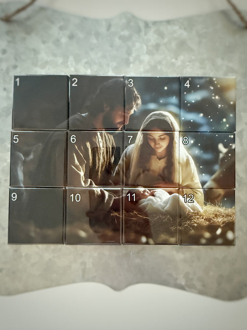 12 Days of Christmas Mini Advent Calendar - Nativity
