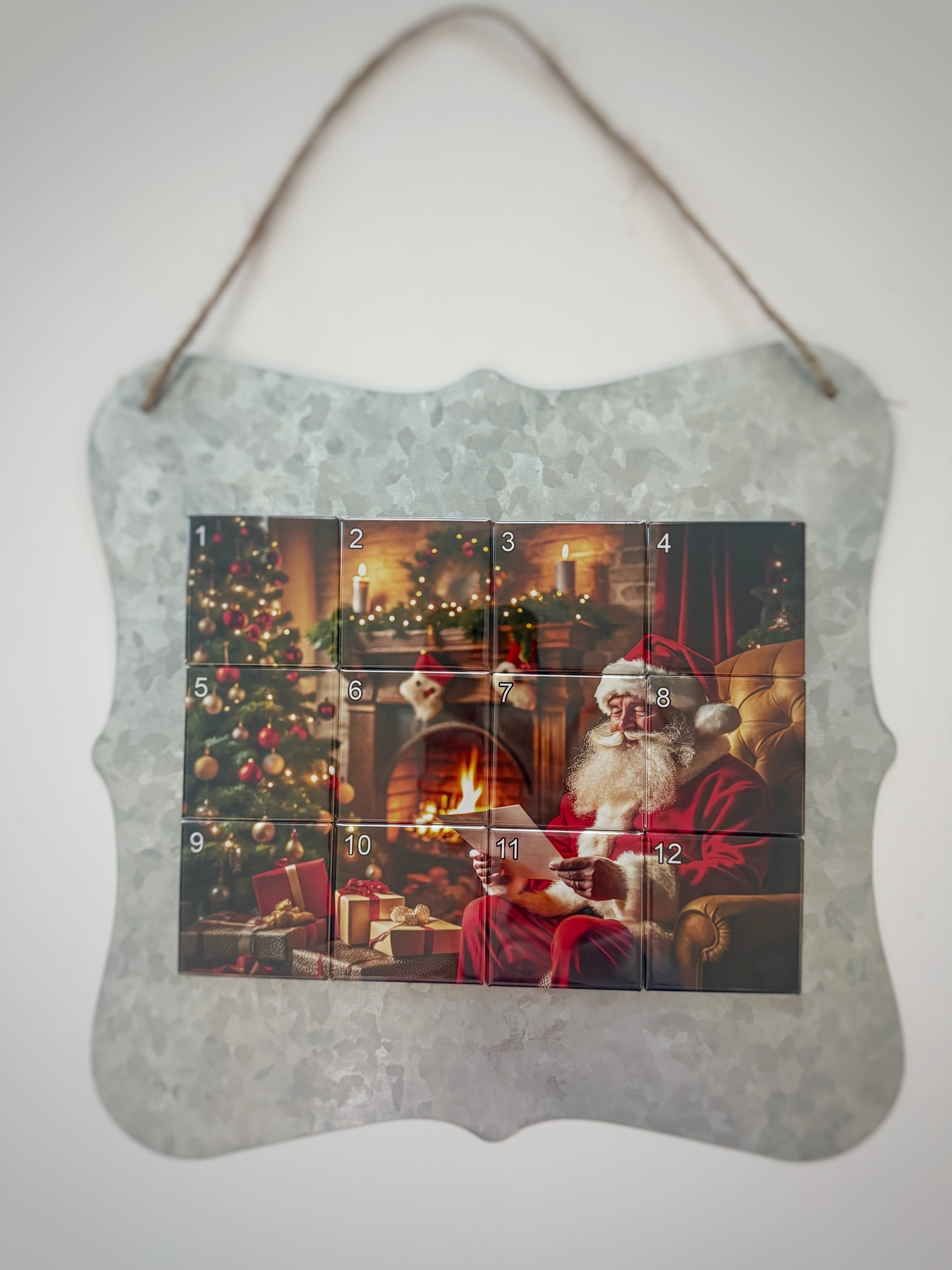 12 Days of Christmas Mini Advent Calendar - Santa