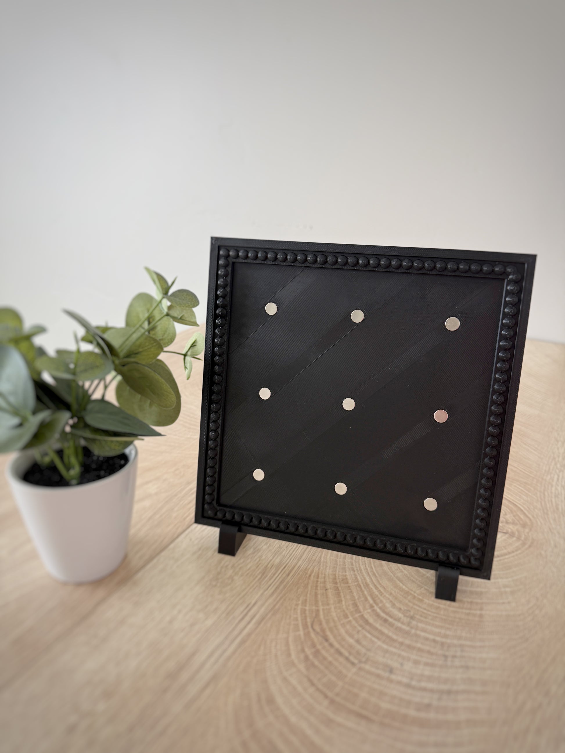 Complete Set - 9 Piece Mosaic Photo Magnets + Magnetic Frame