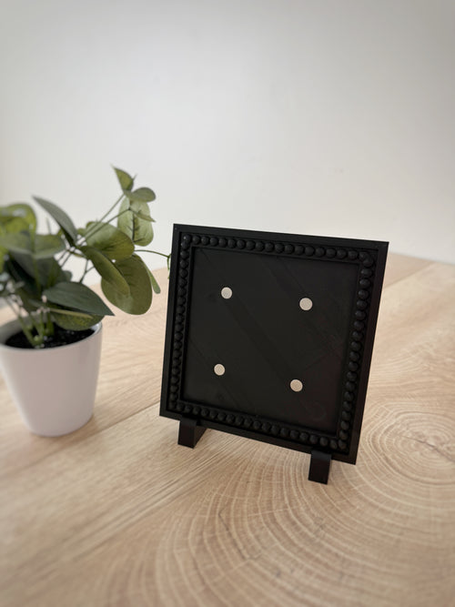 2x2 Square Magnetic Frame for 4-Piece Mosaic Photo | Freestanding Magnetic Display Frame