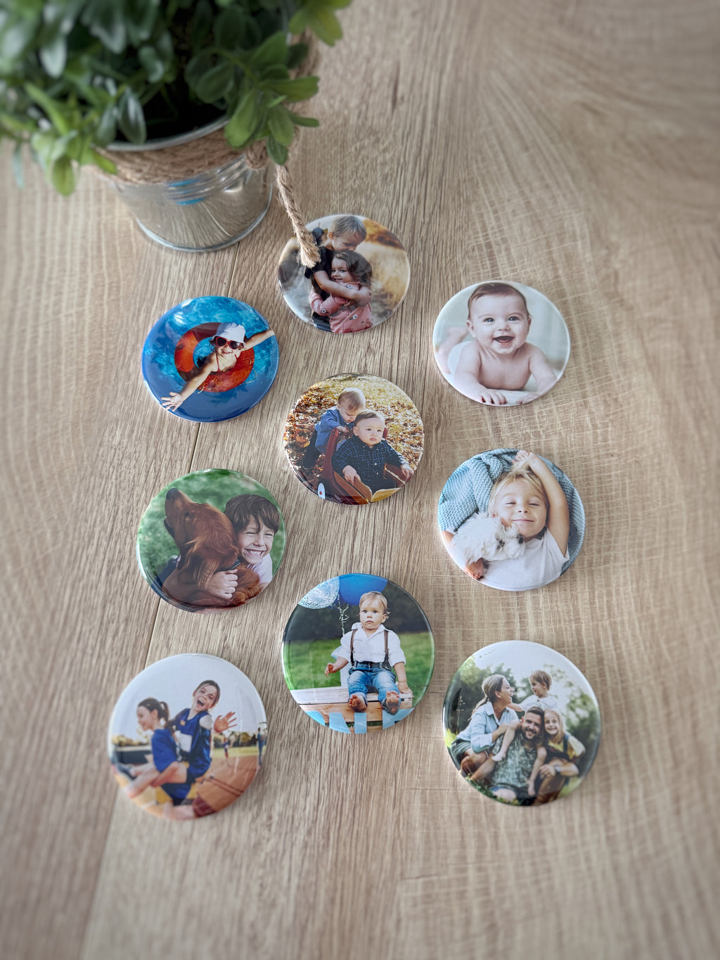 Round Photo Magnets