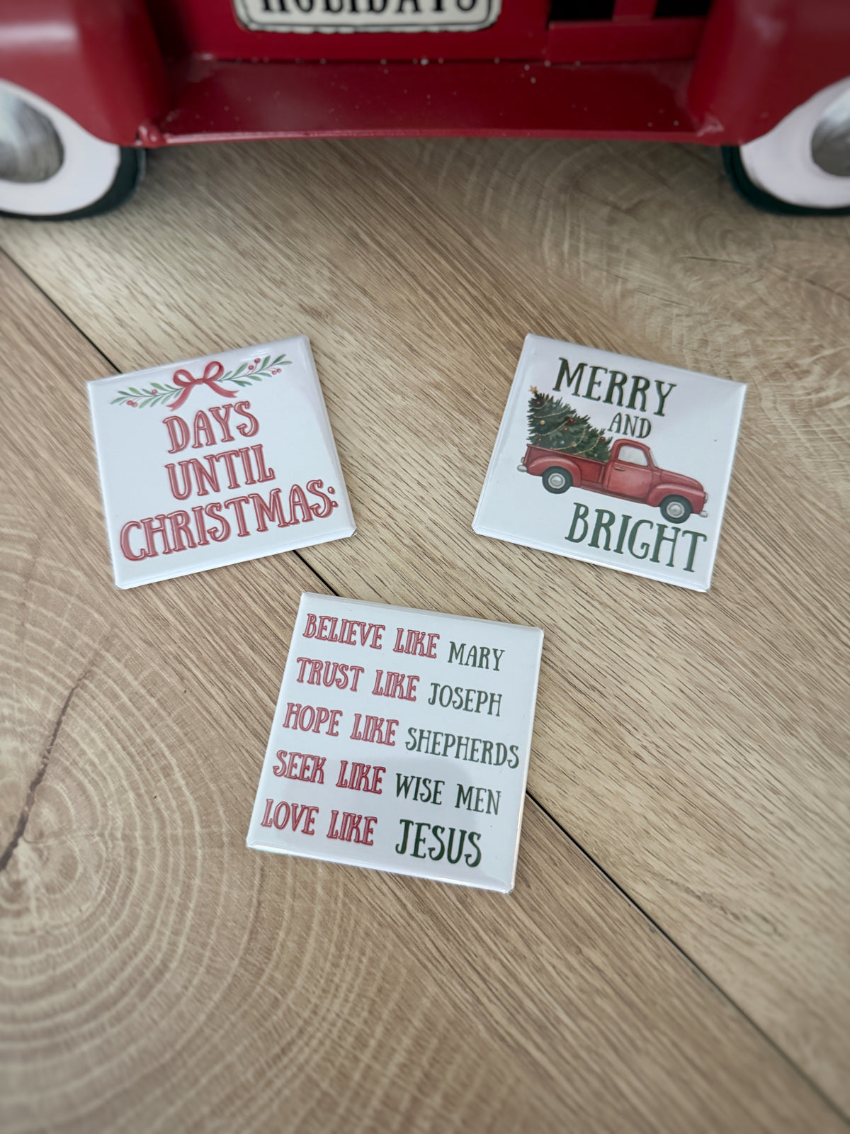 Christmas Countdown Frame  |  Custom Frame with Countdown Magnets