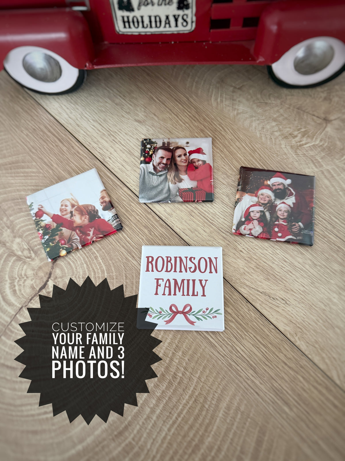 Christmas Countdown Frame  |  Custom Frame with Countdown Magnets