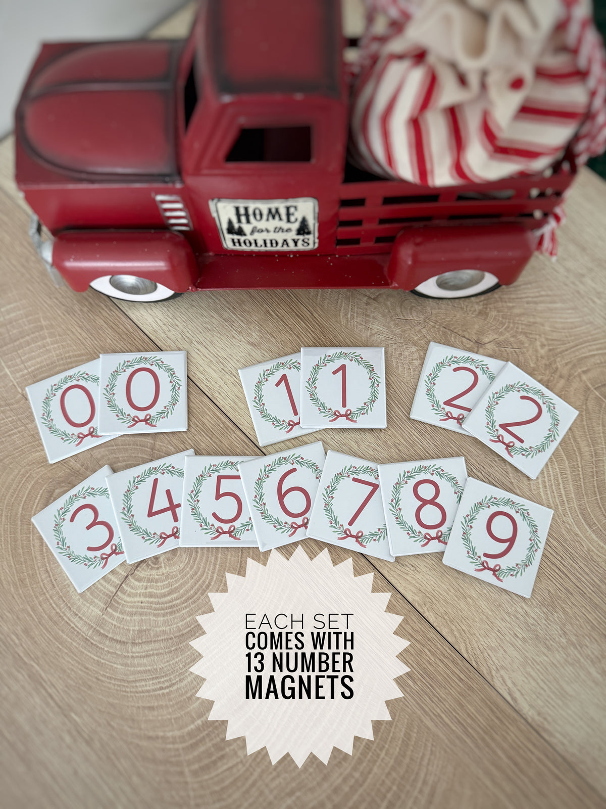 Christmas Countdown Frame  |  Custom Frame with Countdown Magnets