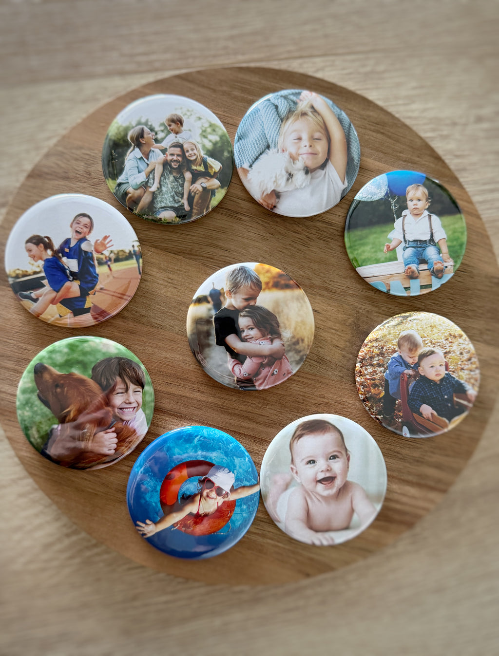 Round Photo Magnets