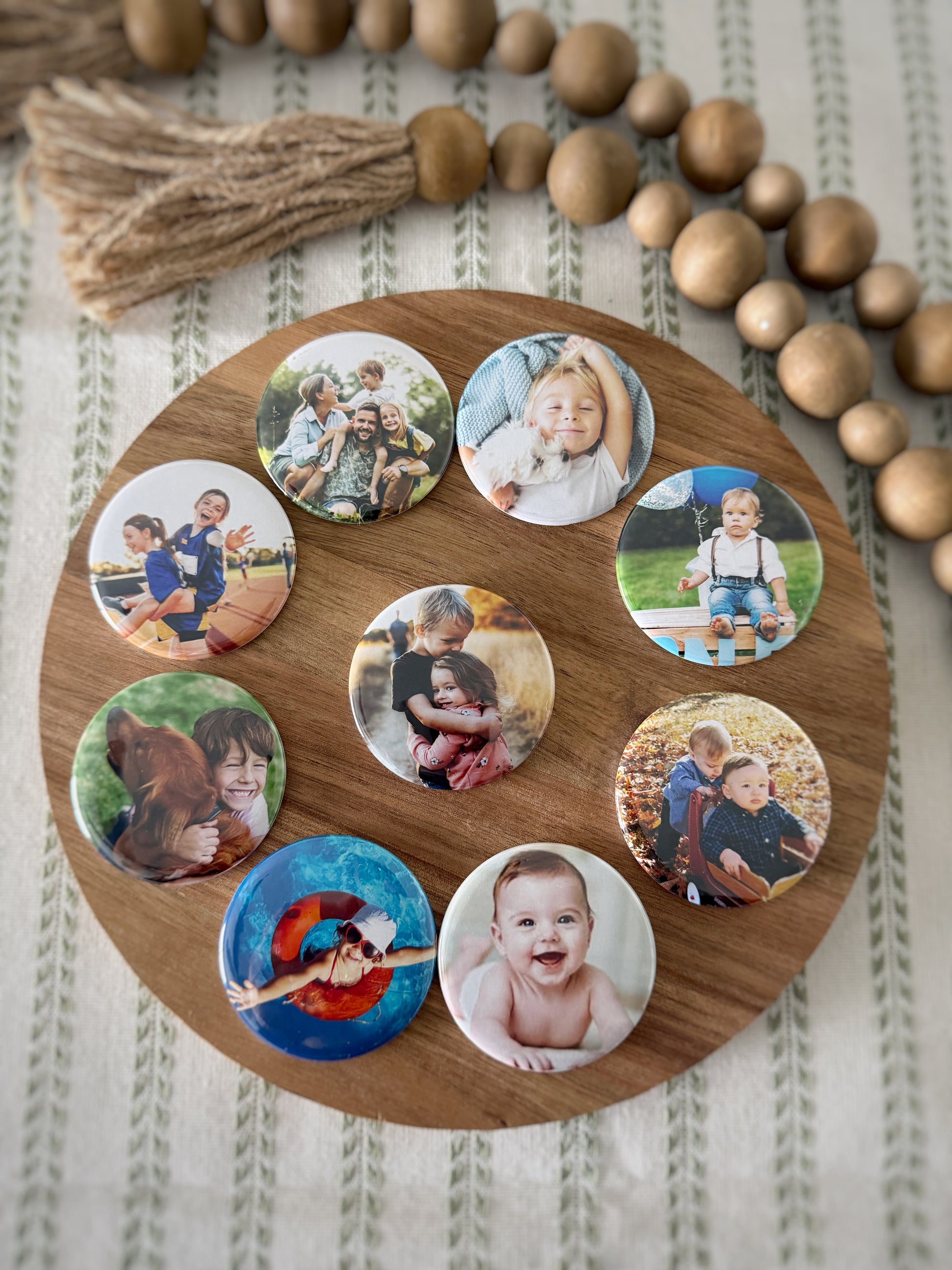 Round Photo Magnets
